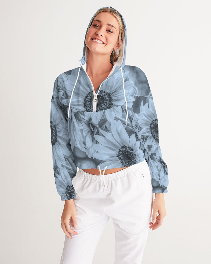 Sunflower Freedom Fashion Cropped Windbreaker
