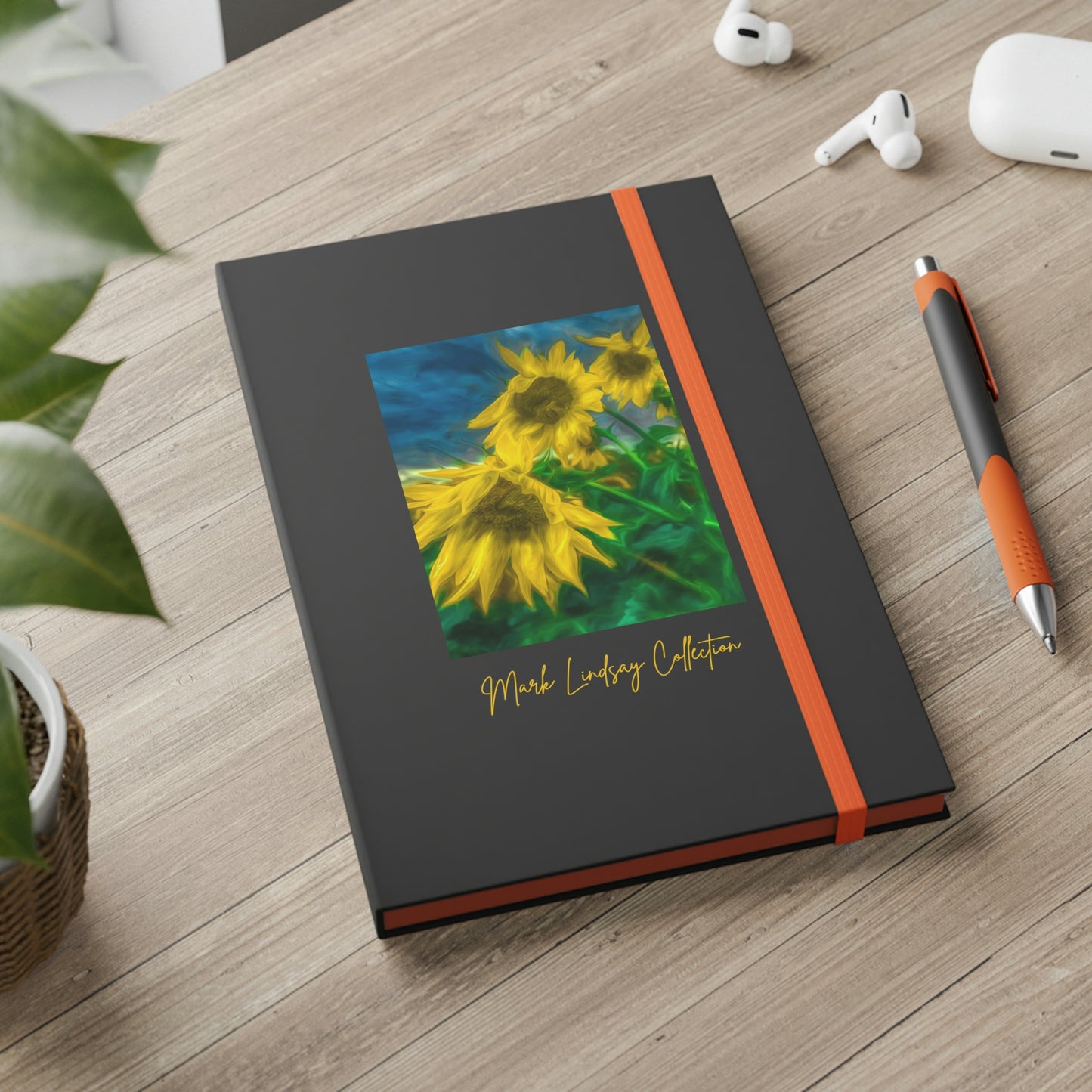 Van Gogh Sunflowers Color Contrast Journal