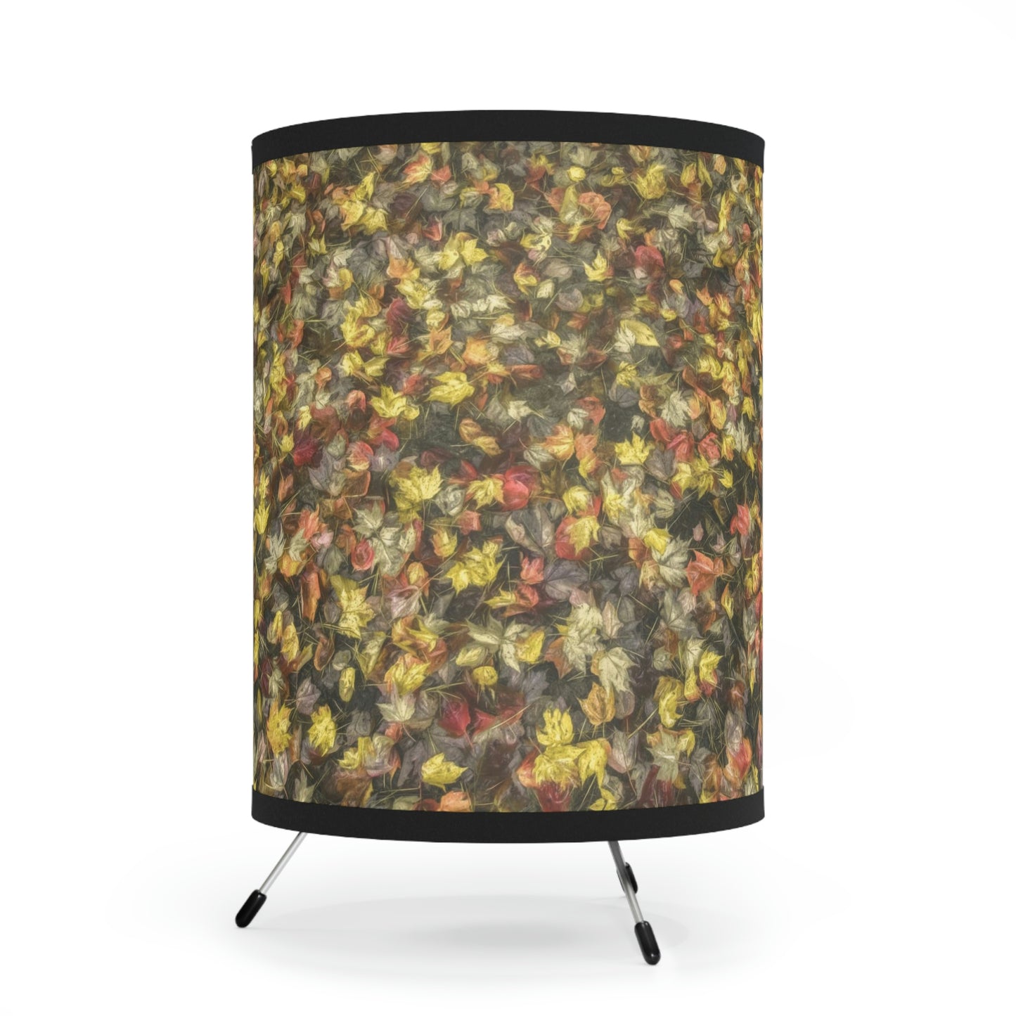 Van Gogh Leaves of Color Tripod Art Lamp