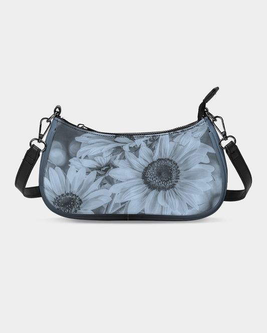 Sunflower Dreams Dual Shoulder & Wristlet Canvas Pouch