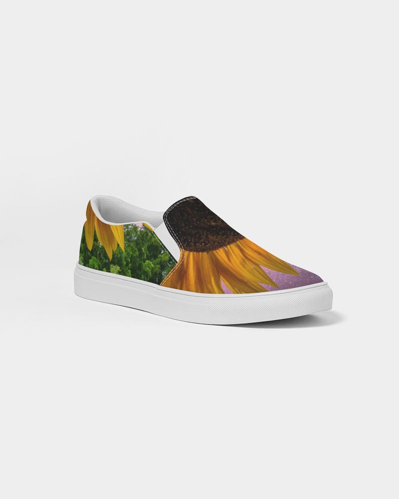 Sunflower Cosmos Slip-On Canvas Shoe