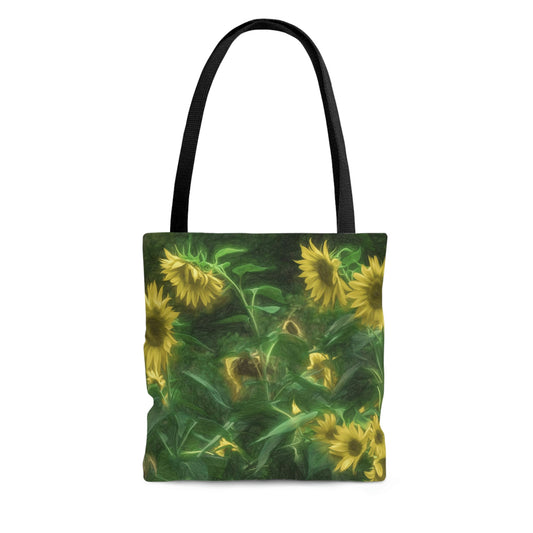 Sunflower Family Art Tote