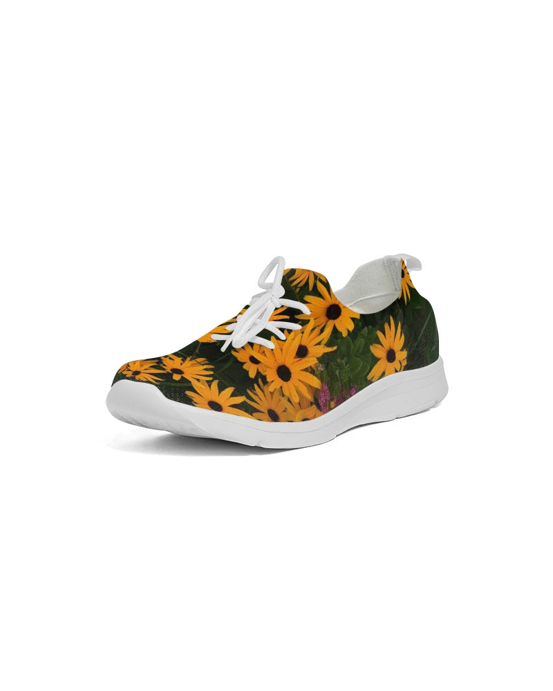 Spring Flowers Lace Up Flyknit Shoe