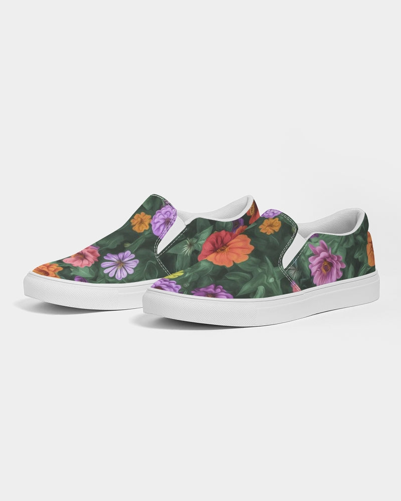 Flower Garden Gems Slip-On Canvas Shoe