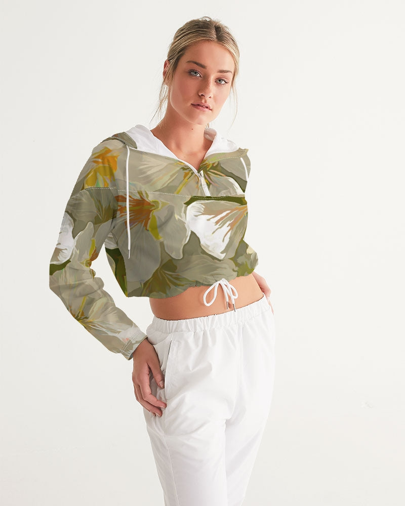 Serenity Fashion Cropped Windbreaker