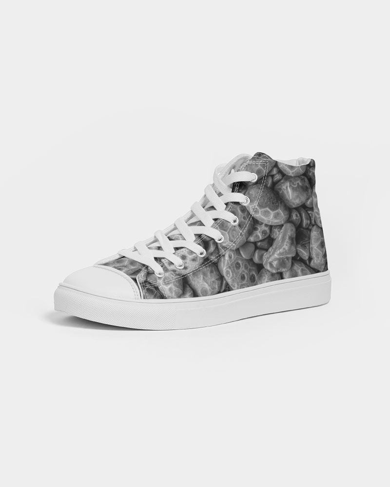 Petoskey Stones Women's Hightop Canvas Shoe