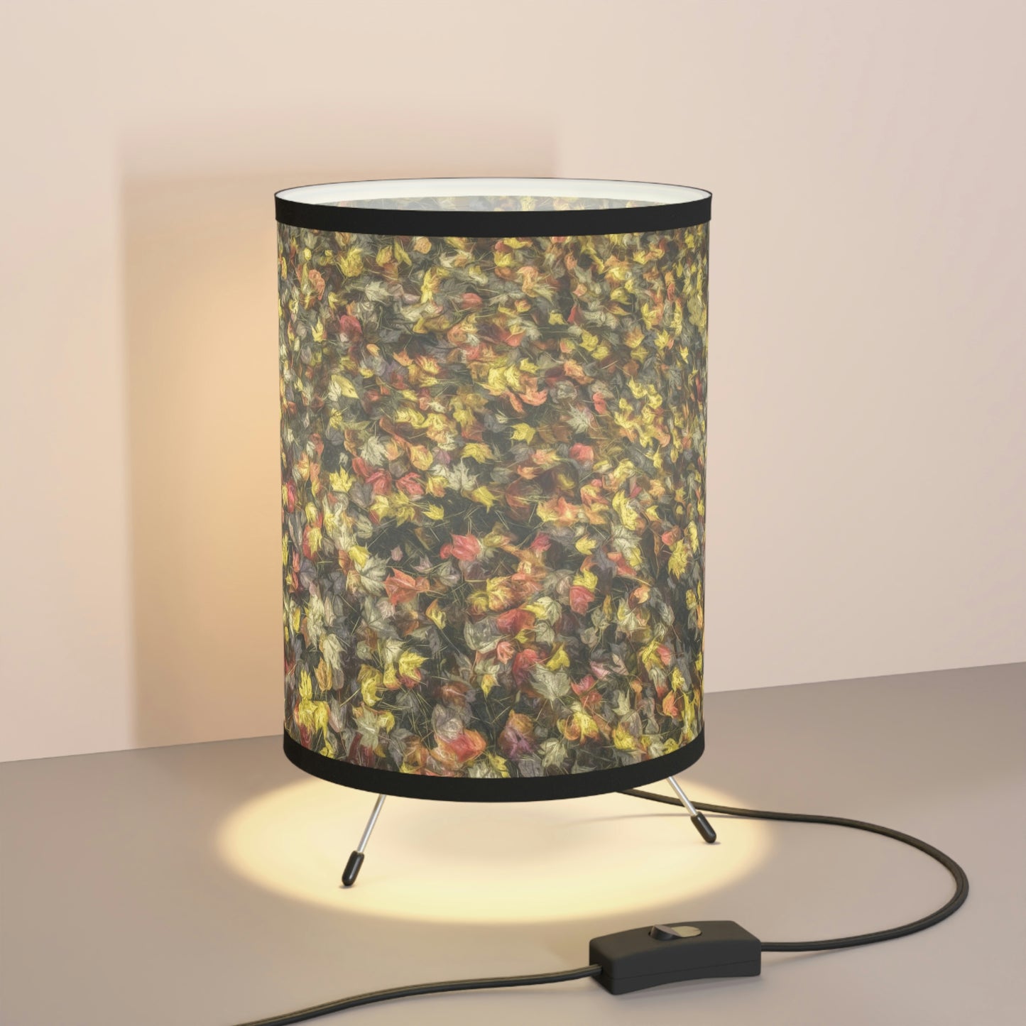 Van Gogh Leaves of Color Tripod Art Lamp