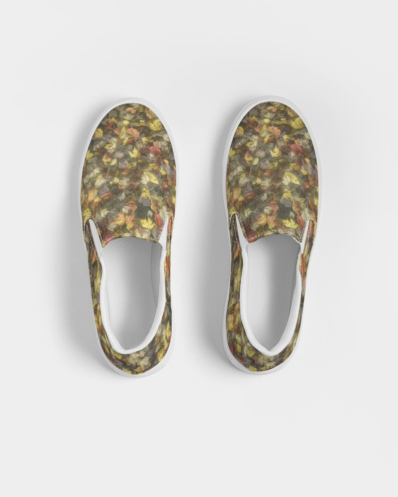 Van Gogh's Leaves of Fall Slip-On Canvas Shoe