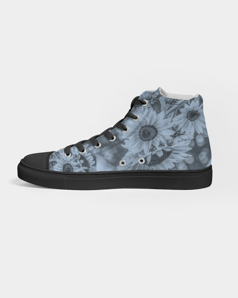 Sunflower Dreamy Blue  Women's Hightop Canvas Shoe 