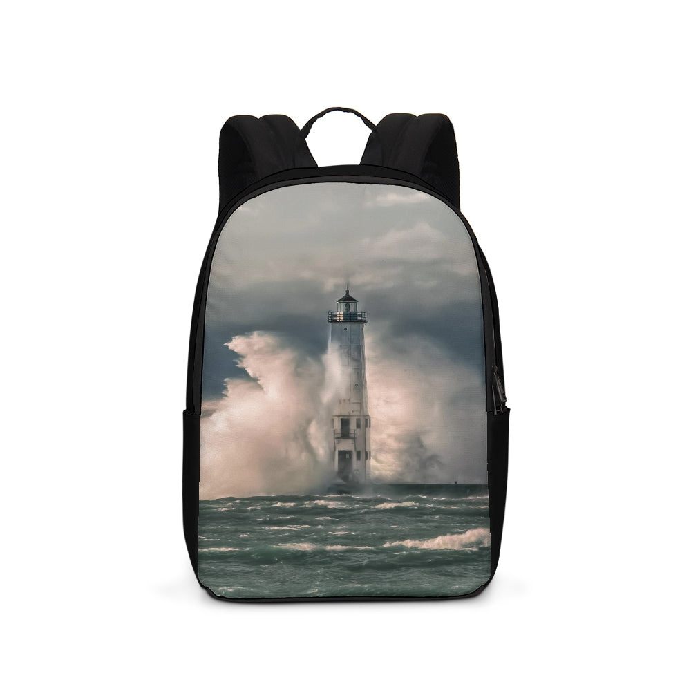 Frankfort lighthouse Large Backpack