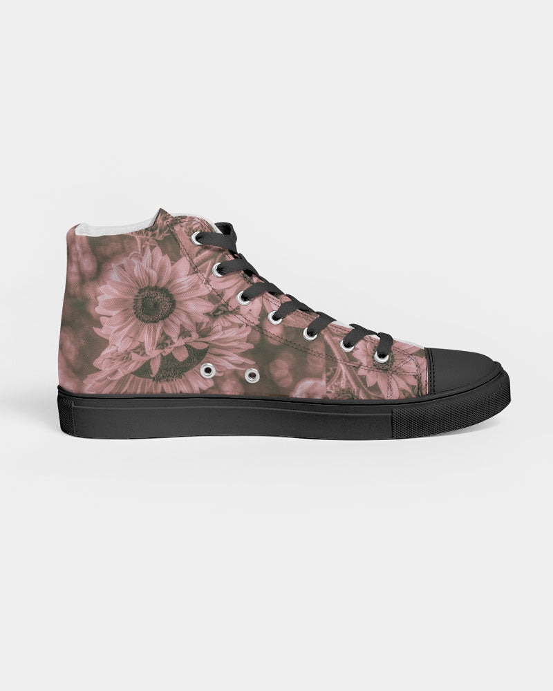 Sunflower Pink Dreams Women's Hightop Canvas Shoe 