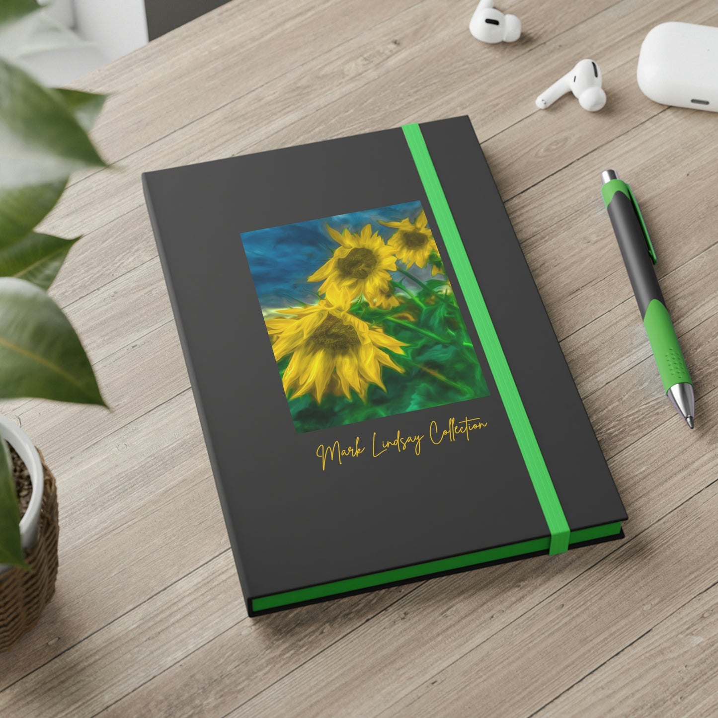 Van Gogh Sunflowers Color Contrast Journal