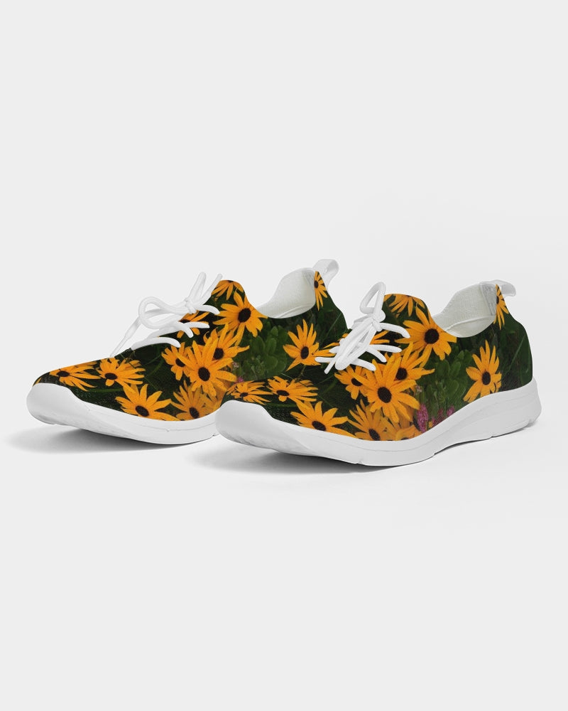 Spring Flowers Lace Up Flyknit Shoe