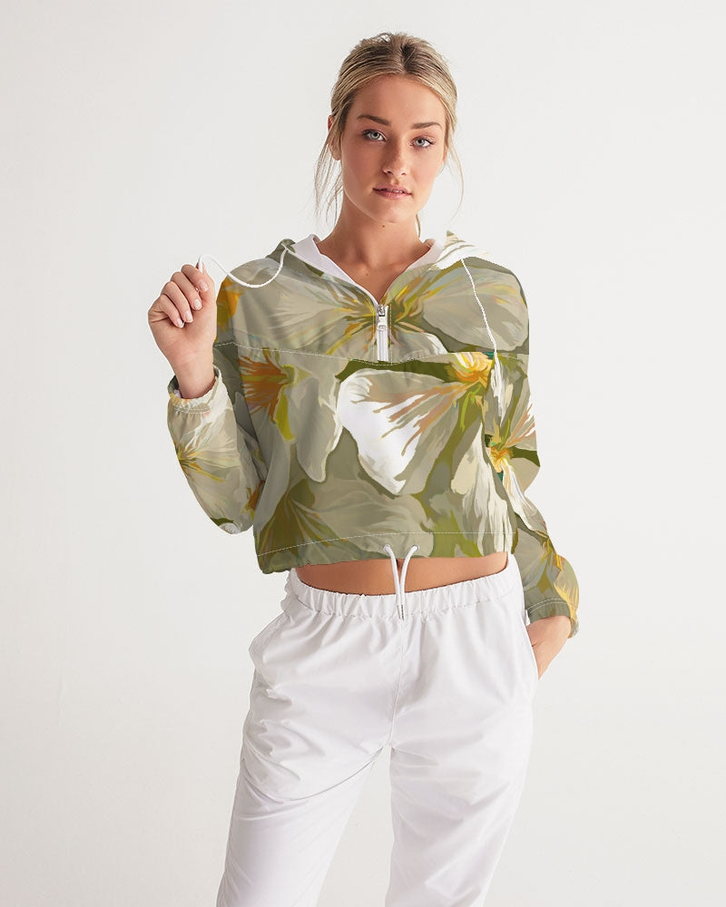 Serenity Fashion Cropped Windbreaker