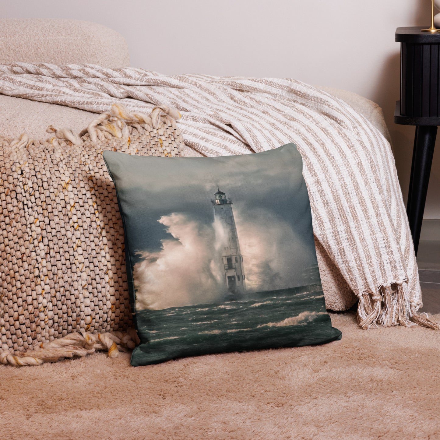 Nature's Fury Premium Art Pillow