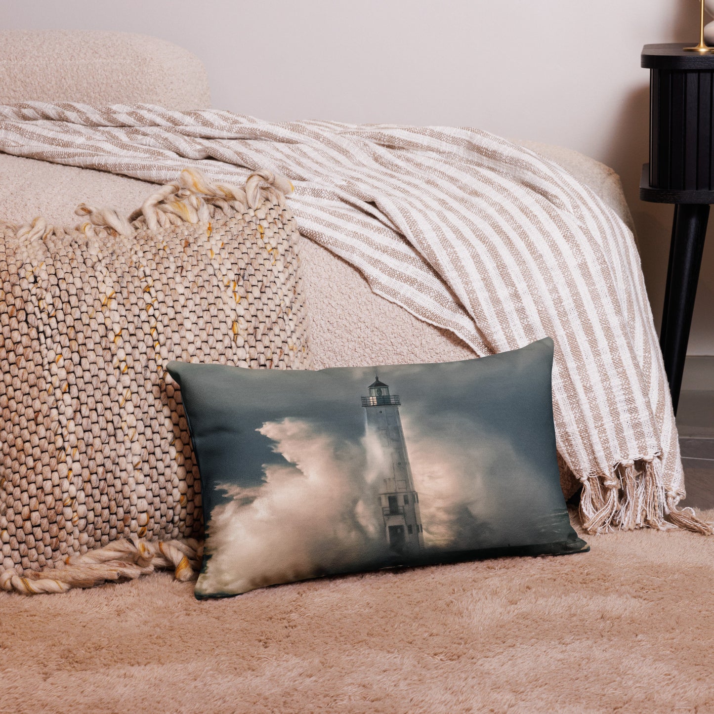 Nature's Fury Premium Art Pillow