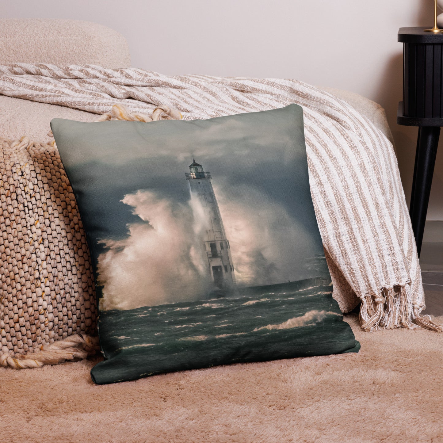 Nature's Fury Premium Art Pillow