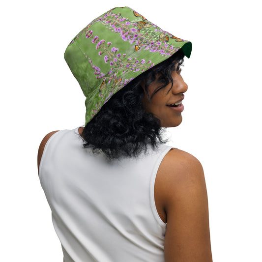 Butterfly Garden Reversible Bucket Hat