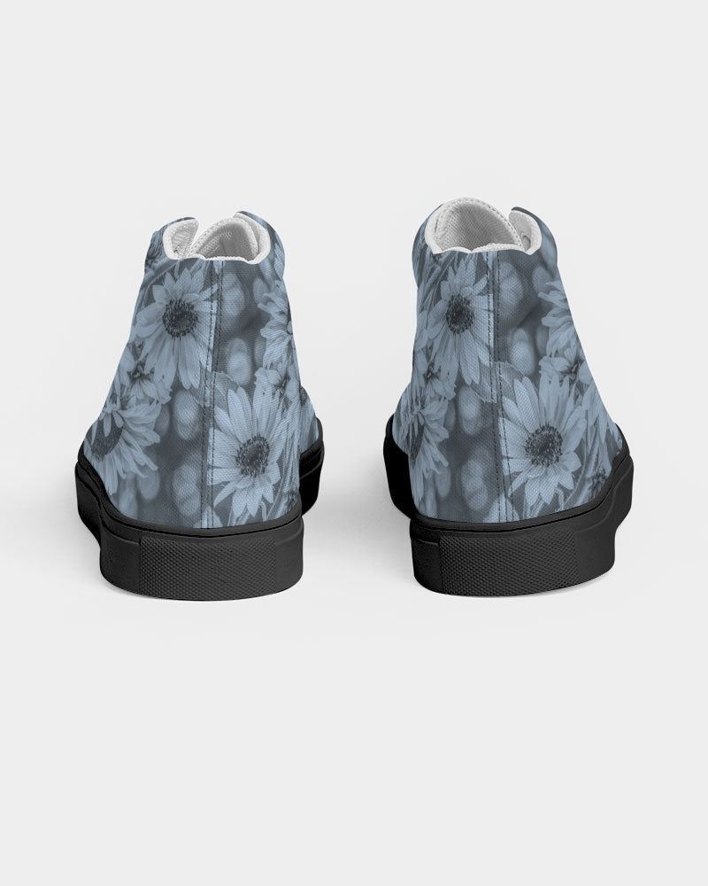 Sunflower Dreamy Blue  Women's Hightop Canvas Shoe 