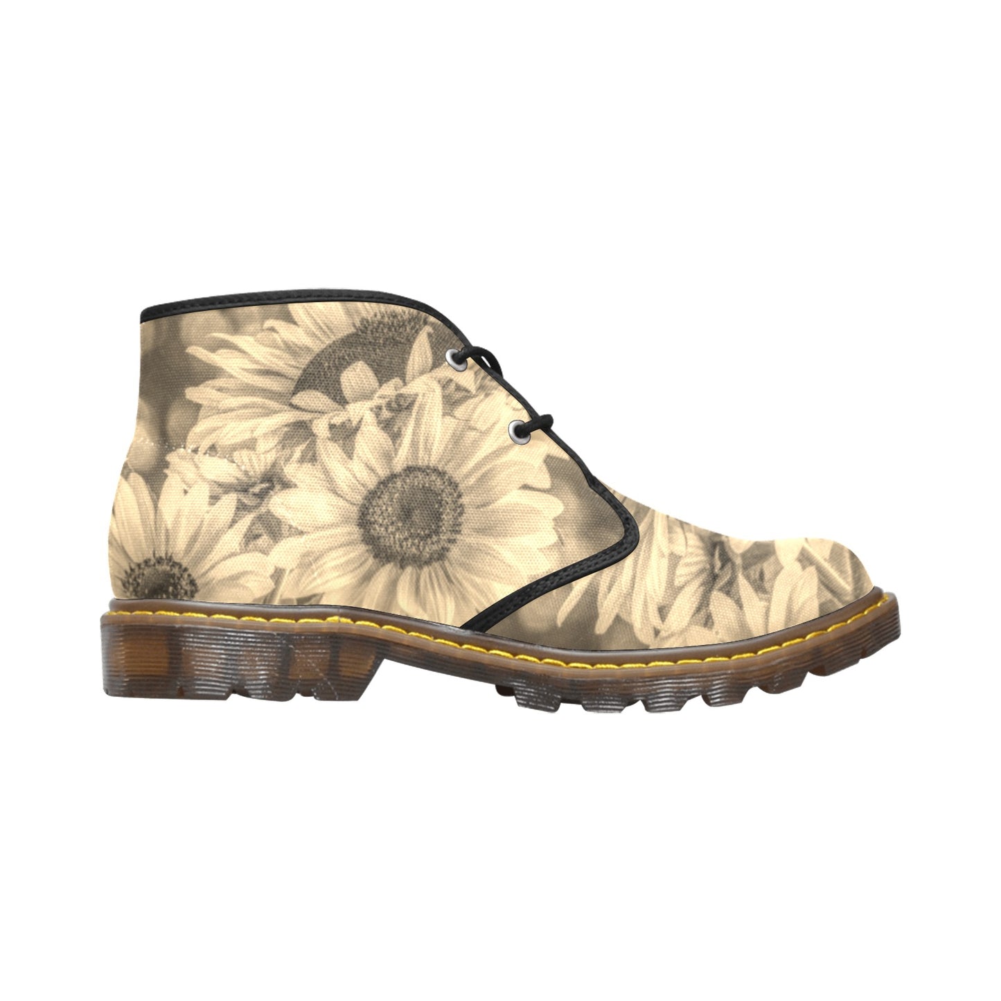 Sunflower dreamy bronze Women's Canvas Chukka Boots