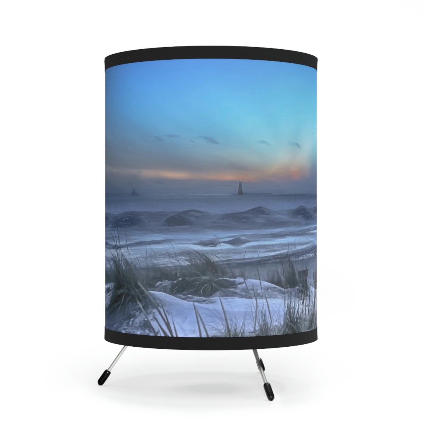 Frankfort Sunset Freeze Tripod Art Lamp