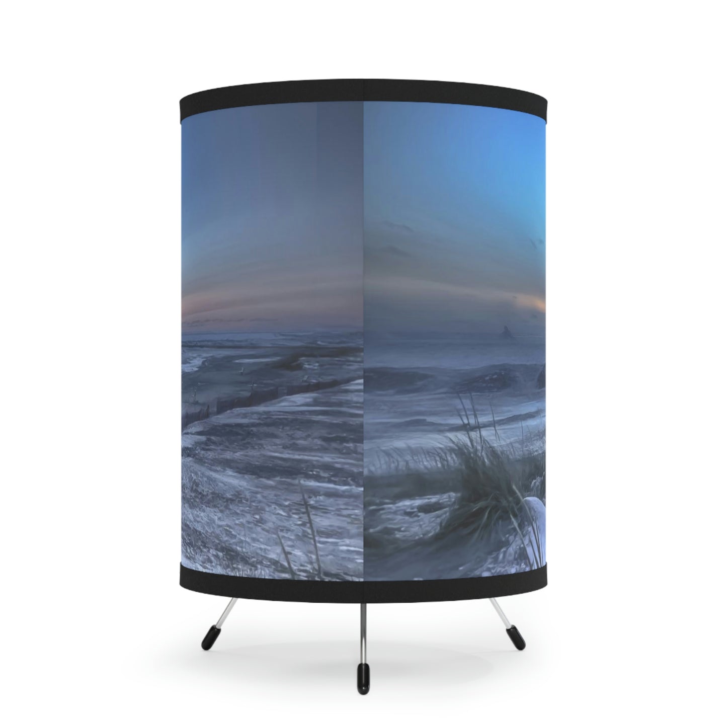 Frankfort Sunset Freeze Tripod Art Lamp