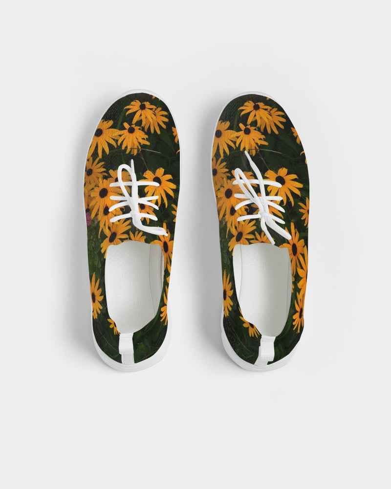 Spring Flowers Lace Up Flyknit Shoe