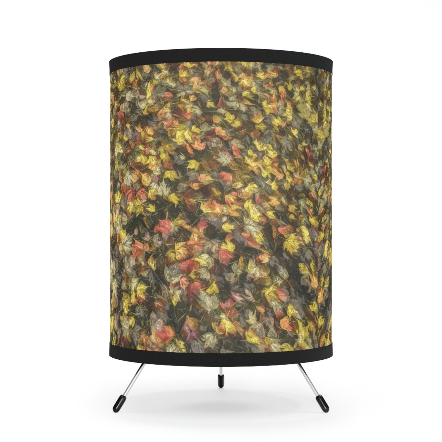 Van Gogh Leaves of Color Tripod Art Lamp