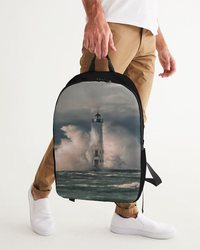 Frankfort lighthouse Large Backpack