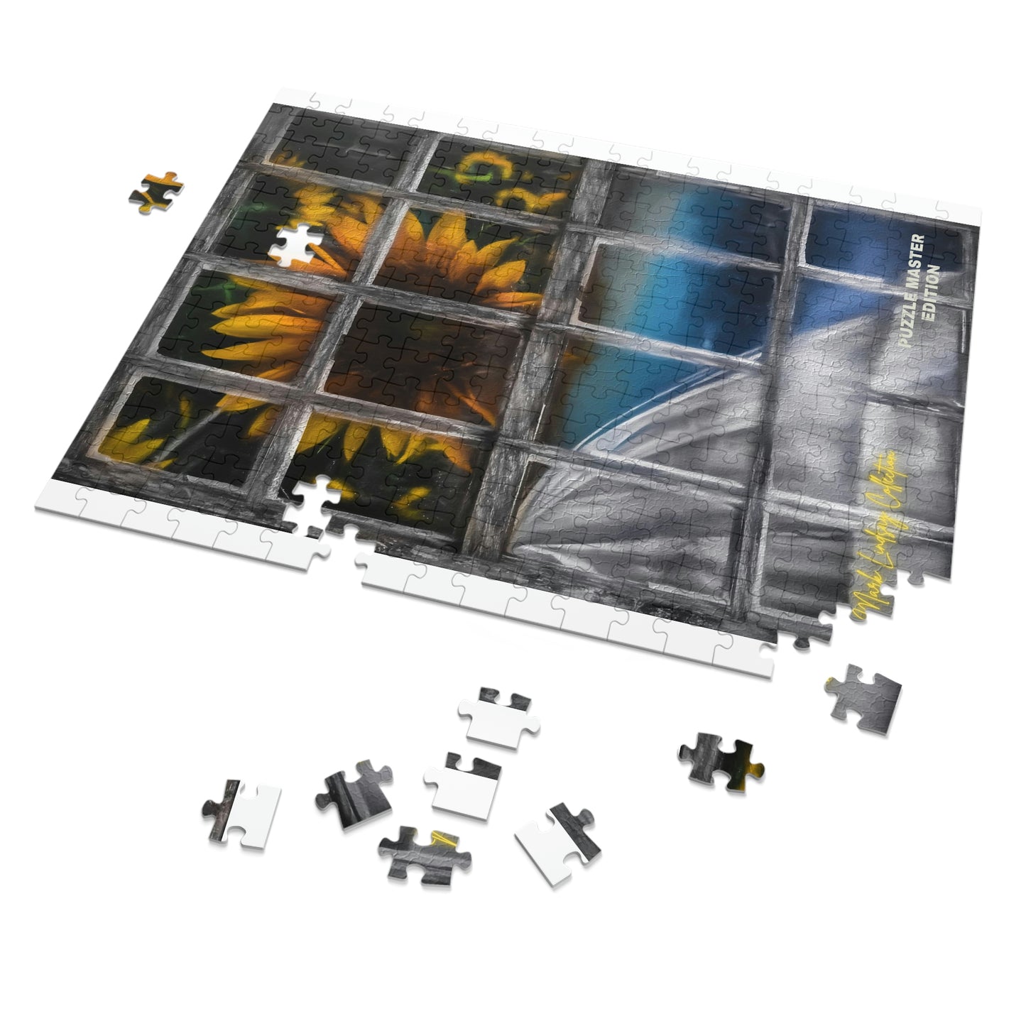 Sunflower Window Jigsaw Puzzle Master (252, 500,1000-Piece)