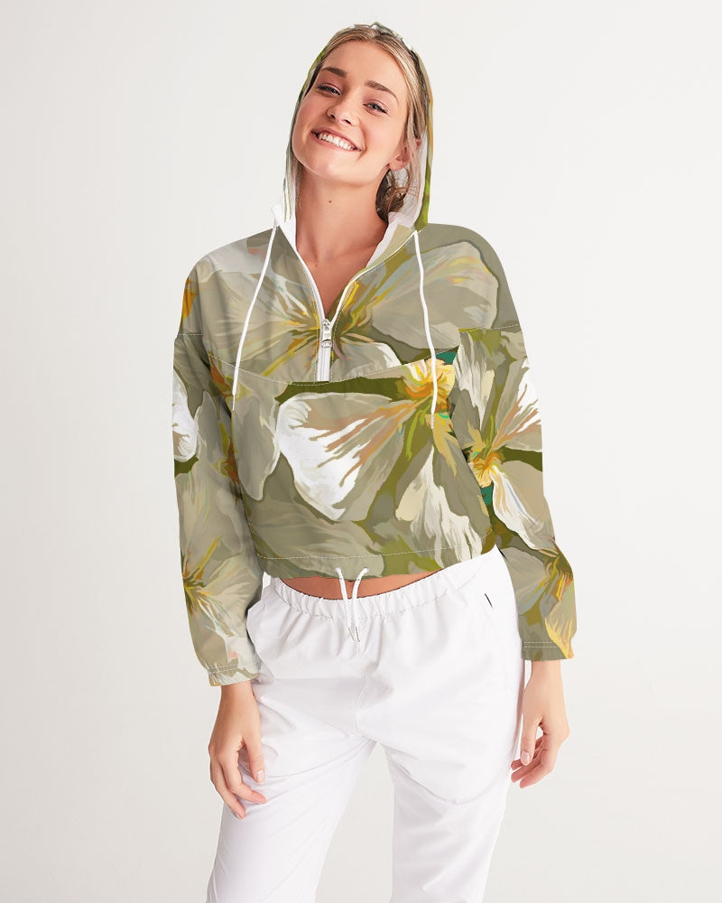 Serenity Fashion Cropped Windbreaker