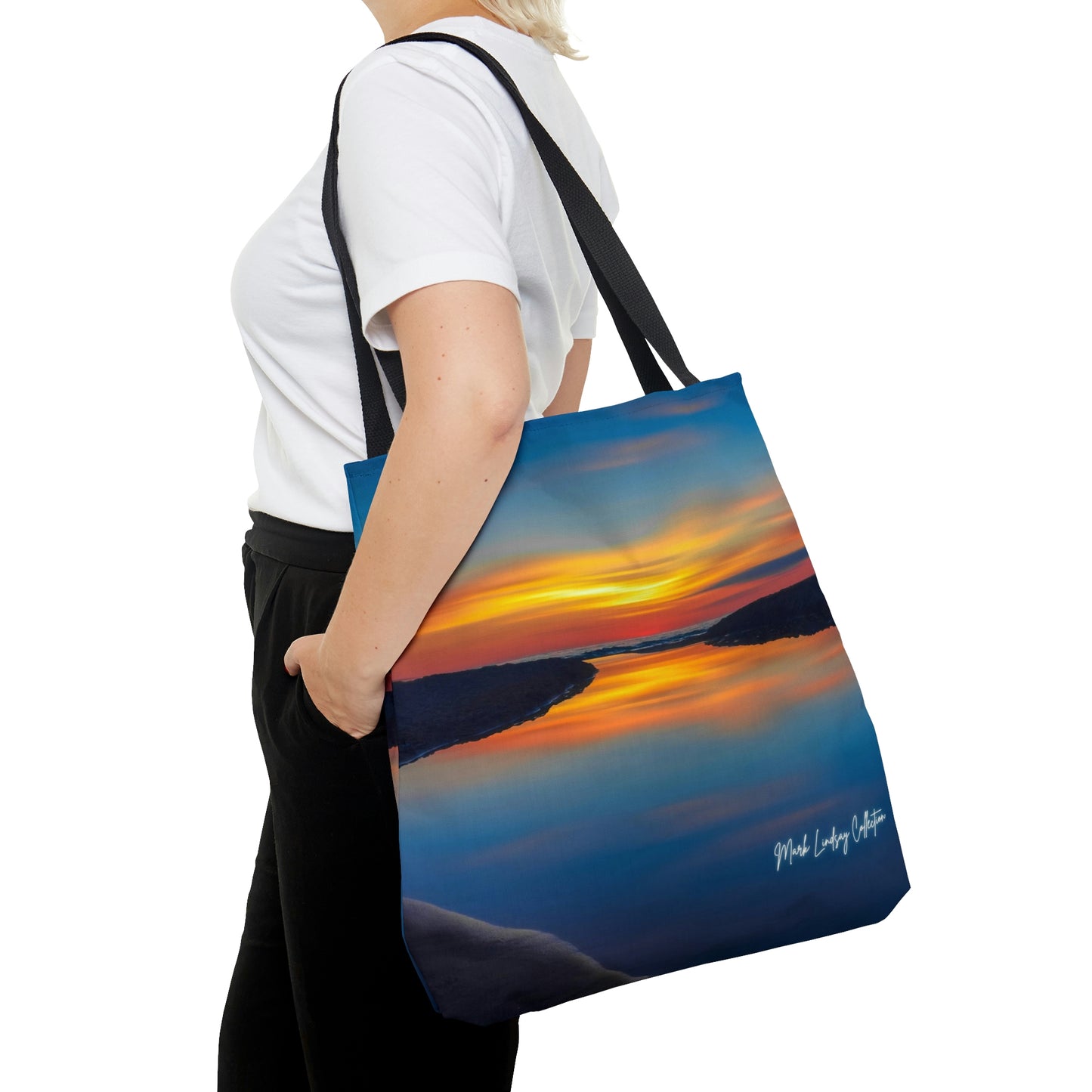 Good Harbor Sunset Art Tote