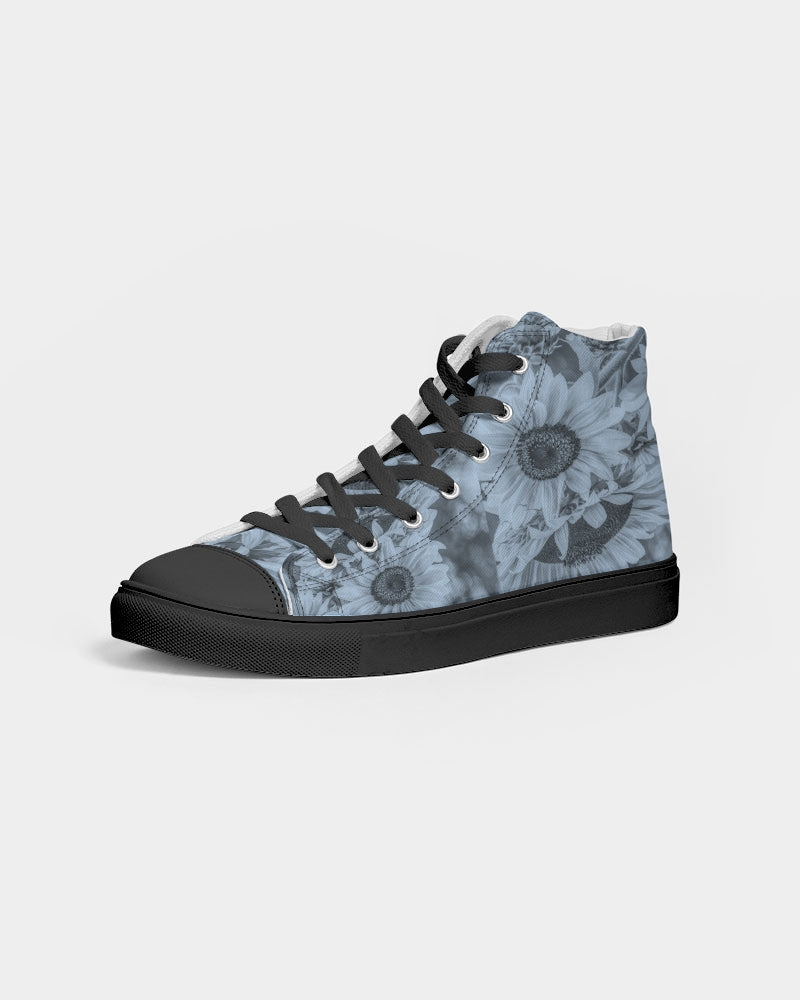 Sunflower Dreamy Blue  Women's Hightop Canvas Shoe 