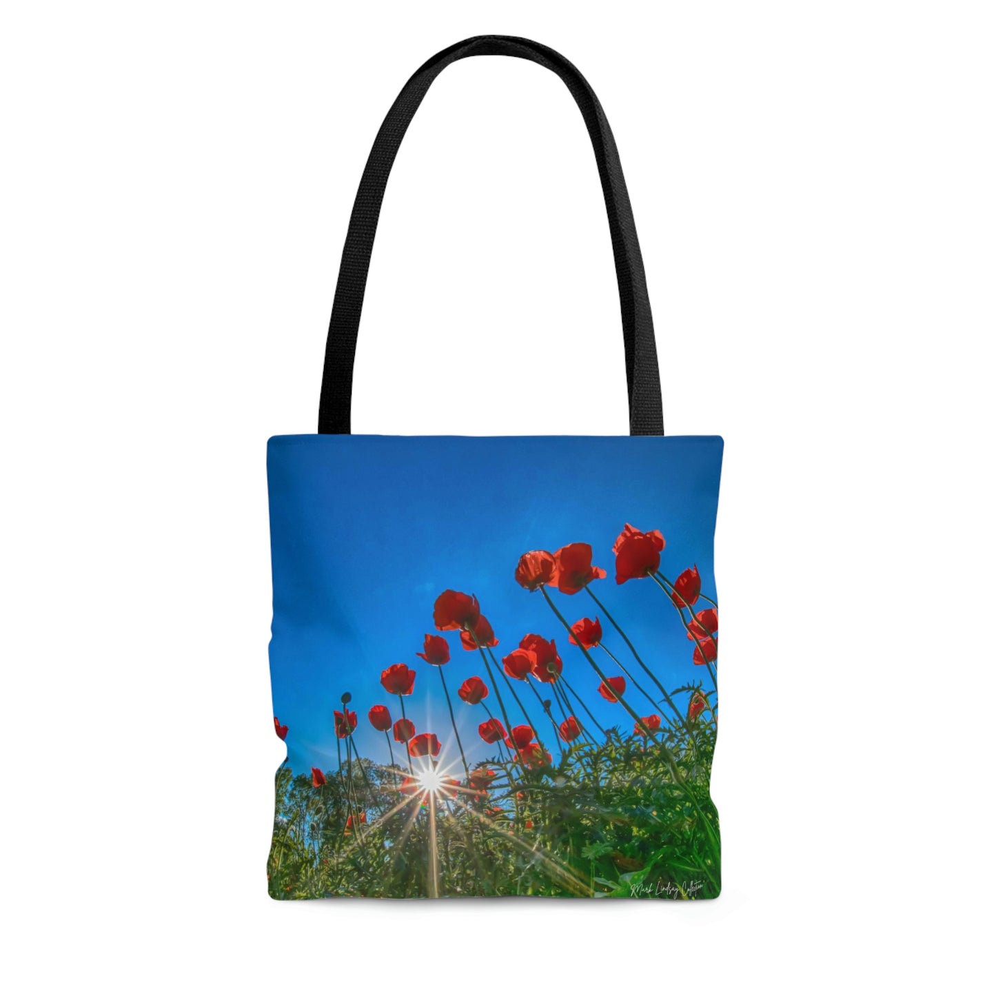 Orange Poppies Art Tote