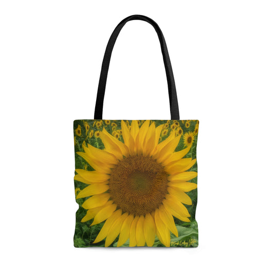 The Lead Sunflower Art Tote