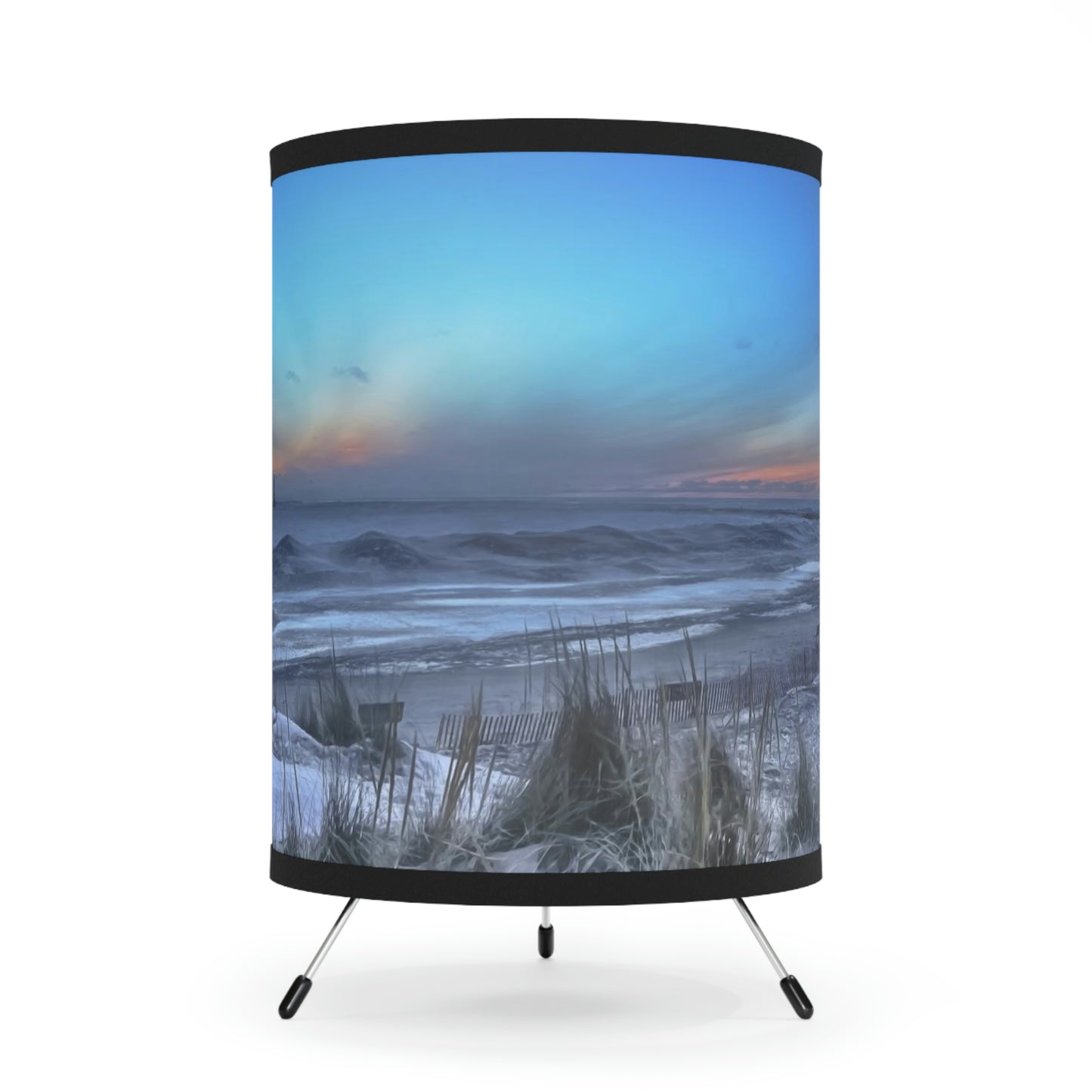 Frankfort Sunset Freeze Tripod Art Lamp