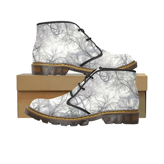 Winter's Heaven Women's Canvas Chukka Boots (Model 2402-1)