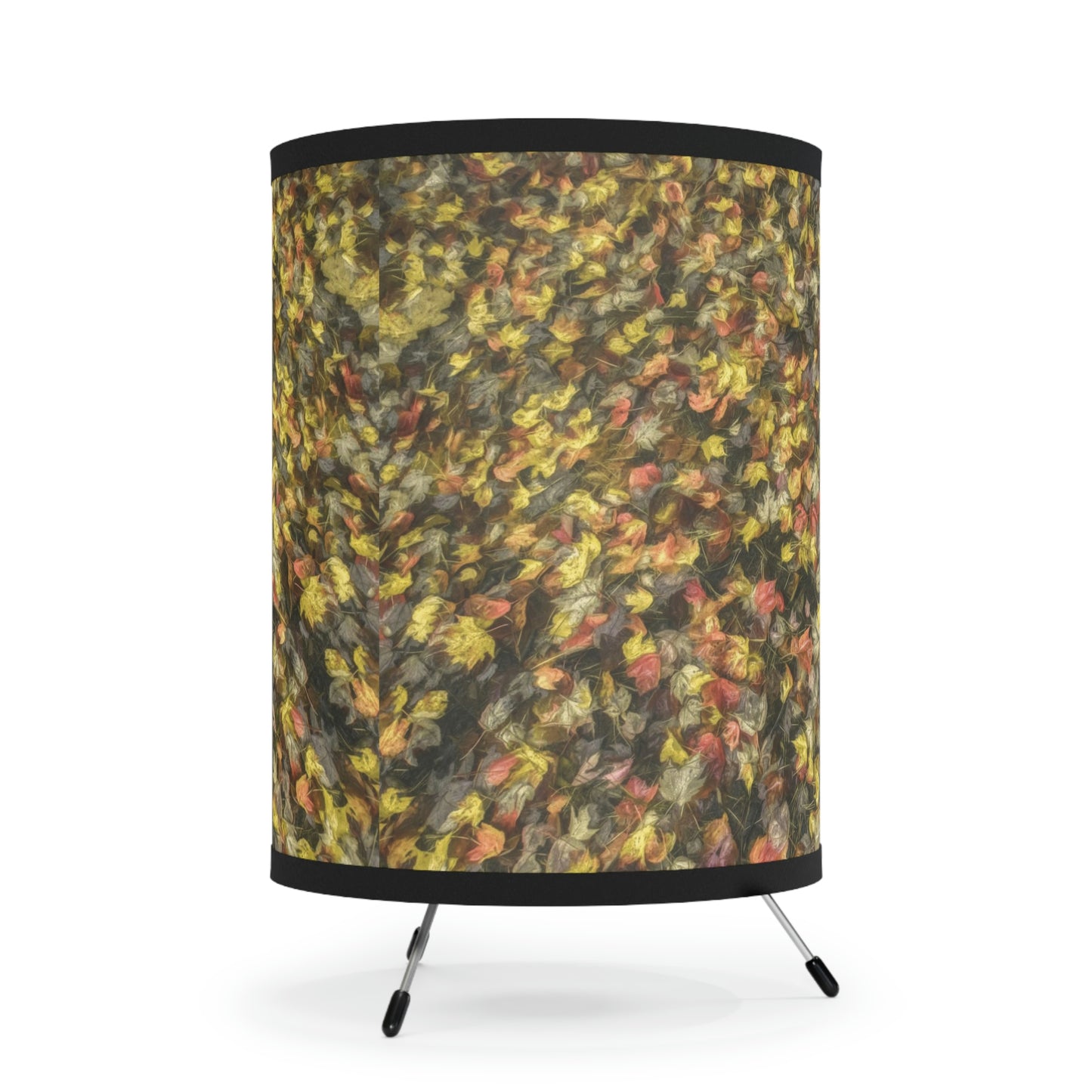 Van Gogh Leaves of Color Tripod Art Lamp