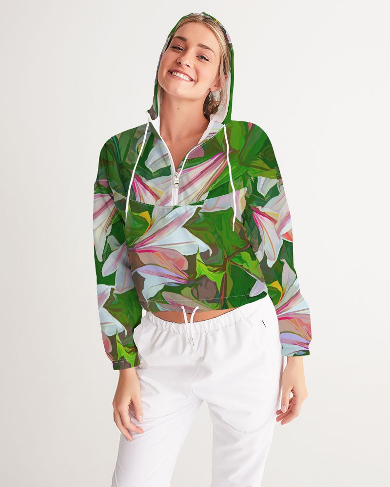 Miami Vibe Fashion Cropped Windbreaker