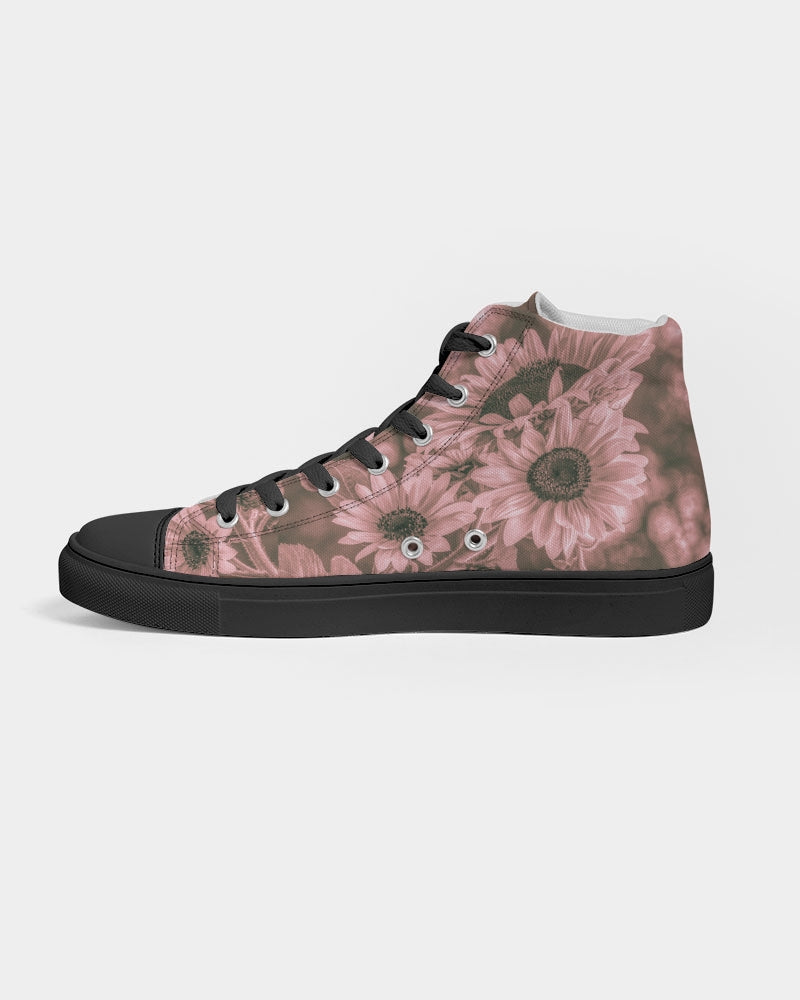 Sunflower Pink Dreams Women's Hightop Canvas Shoe 