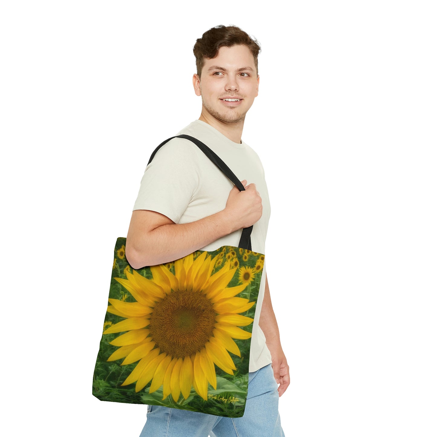 The Lead Sunflower Art Tote