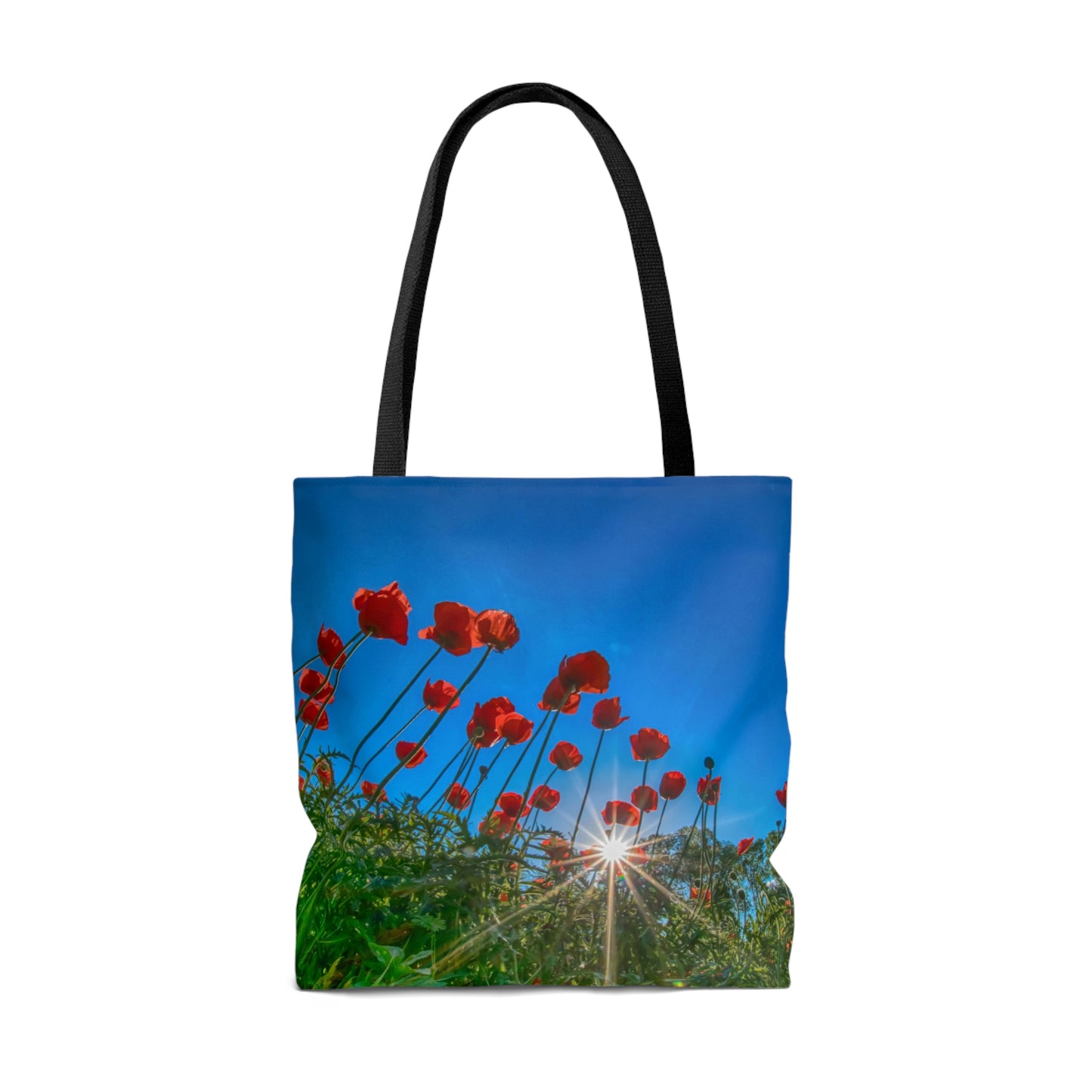 Orange Poppies Art Tote